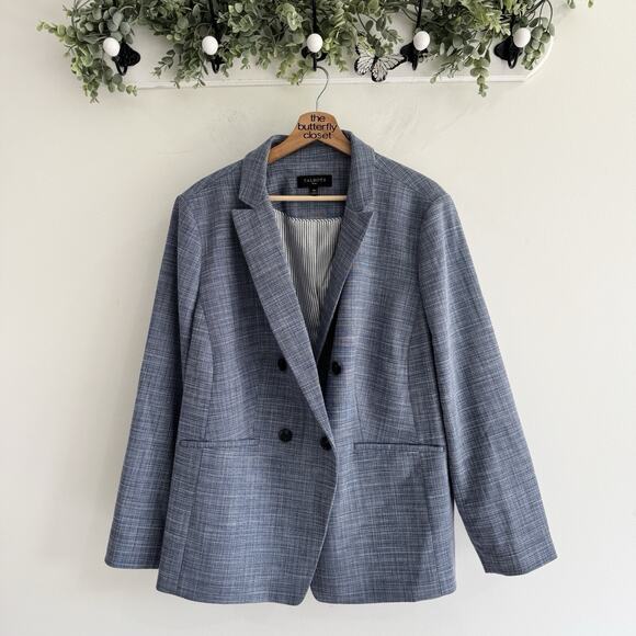 Talbots Jackets & Blazers - Talbots Plus Size Blue Denim Inspired Blazer 16W